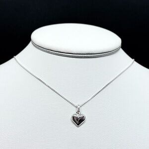 Sterling Silver Heart Pendant Necklace